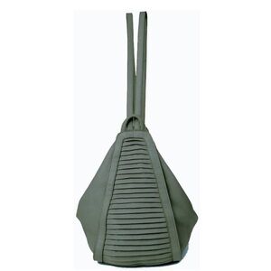 Kooba Sage Green Calabasas Leather Convertible Backpack Shoulder Bag Travel Work